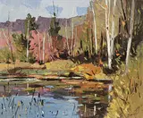 Donald Appelbe Smith, September Wood Lake, 1981, oil on wood board