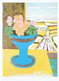 Priddis Landscape #23/100 by John Harold Thomas Snow, colour lithograph on paper, sold Dec 2015
