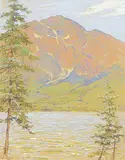 Banff by Bessie Fry Adelaide Symons, 1939, pastel on paper, sold Dec 2015