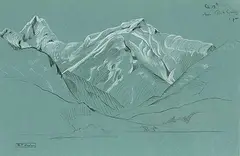 W. P. Weston, From Point Grey 1.pm, 1933, pastel on paper