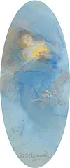 Frederick Sproston Challener, Untitled - Motherhood, 1900, pastel on paper