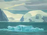 Alan Caswell Collier, Devon Island Glacier - From Jones Sound