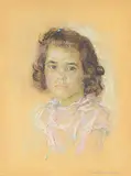 Nicholas Raphael de Grandmaison, Untitled - Girl in a Pink Dress