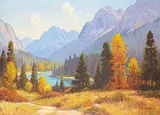 Roland Gissing, Autumn on Bow River