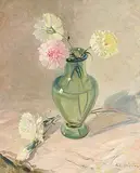 Alfred Crocker Leighton, Untitled - Pink and White Carnations