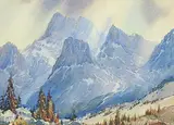 Alfred Crocker Leighton, Mt. Rundle, Banff