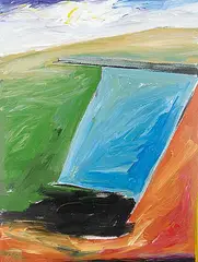 Matt Petley-Jones, Sectioned Off, acrylic on canvas