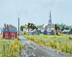Terry Tomalty, Ste. Alexis, P.Q., 1969, oil on wood board