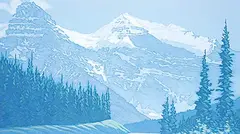 The White Pyramid by Deborah Lougheed Sinclair, 1986, acrylic on canvas, sold Nov 2015