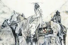 Paul Van Ginkel, Horseback, 1994, acrylic on canvas