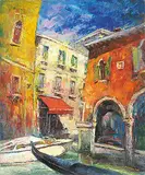 Johnson Wu, Venice Colour II, oil on canvas