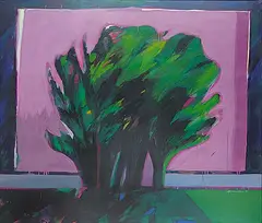 George Mihalcheon, Streetside 2, acrylic on canvas