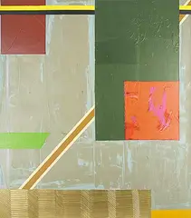 Gini by Paul Sloggett, 1978, acrylic on canvas, sold Nov 2015