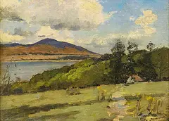 William Edwin Atkinson, St. Lawrence, Isle Orleans, oil on wood panel