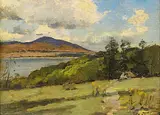 William Edwin Atkinson, St. Lawrence, Isle Orleans, oil on wood panel