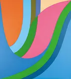 Michèle Drouin, Balancing, 1978, acrylic on canvas