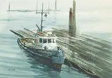 Harry Heine, Sooke Prince, watercolour on paper