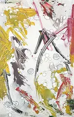 Eric Hoffman, Monterey Aquarium 8, 1985, colour monoprint on paper