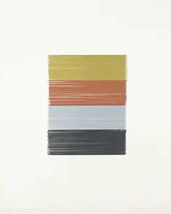 Peter Lobello, Four Metallics #27/97, 1979, mixed media on paper
