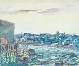 Henri Leopold Masson, Untitled - Harbour Scene