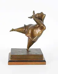 Patrick J. McGowan, Good News #26/200, bronze sculpture