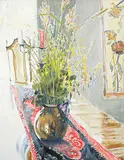 Gabor L. Nagy, The Dining Room Table, 1988, oil on canvas board