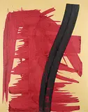 Claude Vermette, Untitled - Caligraphic Stroke, 1979, watercolour on paper