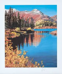 Sheila Rae Van Delft, Autumn Echo #12/25, photolithographic reproduction on paper