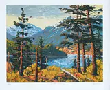 Yukon Summer #9/60 by Rod Charlesworth, photolithographic reproduction on paper, sold Sep 2015