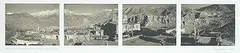 V. Tony Hauser, Panorama of Jharkot Village with Dhaulagiri Himal, Nepal #1/21, 1999, black and white photograph on paper