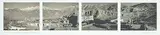 V. Tony Hauser, Panorama of Jharkot Village with Dhaulagiri Himal, Nepal #1/21, 1999, black and white photograph on paper