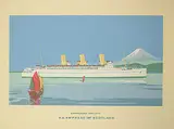 Norman Fraser, Empress Canadian Pacific S.S. Empress of Scotland, colour silkscreen on paper
