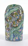 Jane Gosun Peiser, Women Flying and Swimming, salt-glazed coloured porcelain