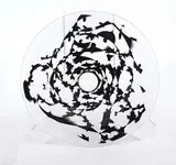 Jonathan Mossop, Shallow Glass Bowl with Crow Motif, 2006, glass