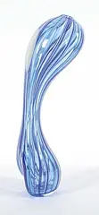 Jonathan Mossop, Blue Shapely Vase, 2003, glass