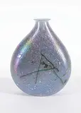 James Norton, Iridescent Vase, 1986, glass