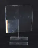 Alessio Tasca, Objet d'Art - Prismatic Sculpture on Rotating Stand, lucite