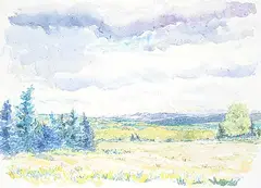 Nancy Day, High Energy, 1990, watercolour on paper