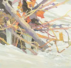Walter Drohan, Creek Study, 1984, oil on canvas