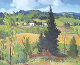 Marcel Fecteau, Bellefeuille, 1992, oil on canvas