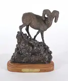 Steve Hoar, Big Horn #10/20, bronze sculpture