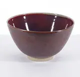 Luke Orton Lindoe, Untitled - Claret and Blue Bowl