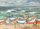 Henri Leopold Masson, Les Barques, Perce