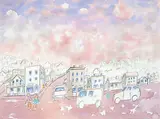 Janet Mitchell, People Don't Think We Get Skies Like That, 1992, watercolour on paper