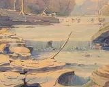 Bernard Middleton, Untitled - The Falls, 1935, watercolour on paper