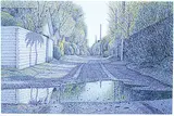 Wilf Perreault, Palm Sunday #20/35, 1994, colour silkscreen on canvas board