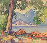 Mildred Valley Thornton, Untitled - View of the Lake