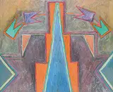 Robert Boyer, Third Mesa, 1997, oil on canvas