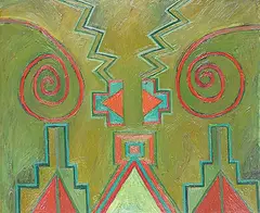 Robert Boyer, First Mesa, 1997, oil on canvas