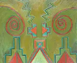 Robert Boyer, First Mesa, 1997, oil on canvas